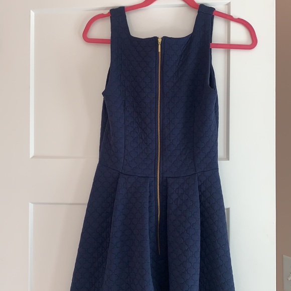 Navy flowy dress - Picture 4 of 4